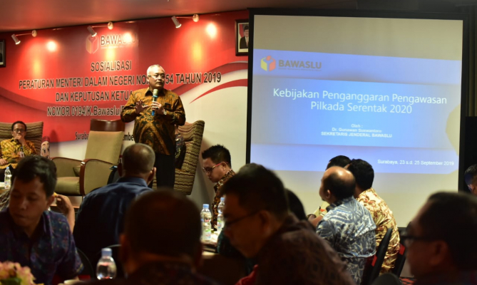Sekjen Bawaslu Harap Pilkada 2020 Pilkada Terakhir Bebani APBD