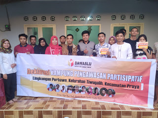 Bawaslu Lombok Tengah Bentuk Kampung Pengawas Pemilu