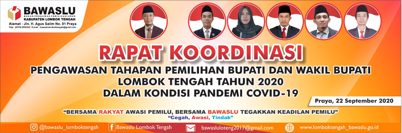 Rakoor Pengawasan Tahapan Pilkada Dalam Masa Pandemi Covid 19