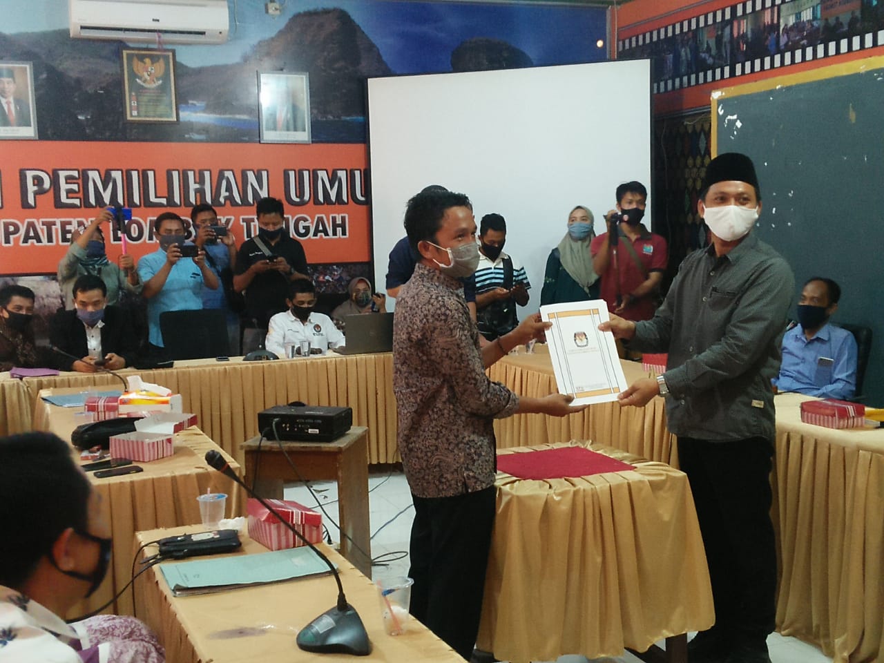 Calon Bupati dan Wakil Bupati Loteng Resmi Ditetapkan