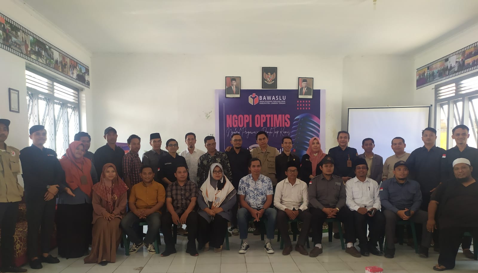 Bawaslu Lombok Tengah Launching Ngopi Optimis