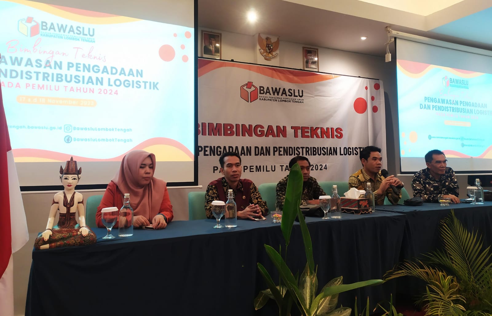 Perkuat Pengawasan Logistik, Bawaslu Lombok Tengah Adakan Bimtek