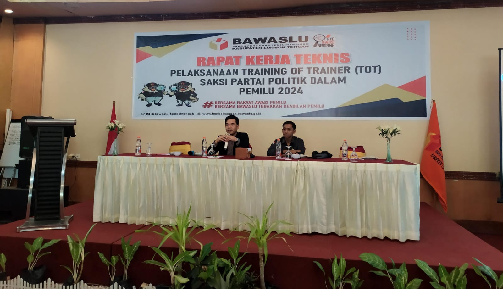 Ketua Bawaslu Lombok Tengah Harap Parpol Pilih Saksi Kompeten