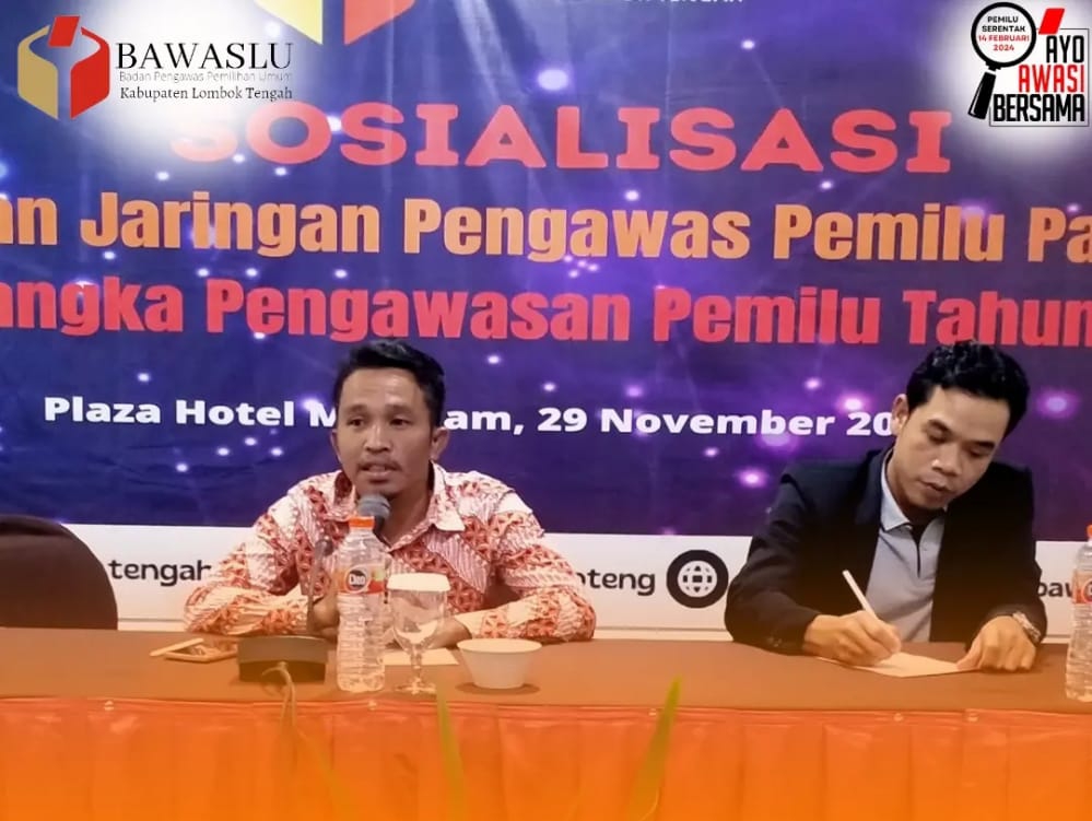 Tingkatkan Partisipasi Masyarakat, Bawaslu Lombok Tengah Perkuat Jaringan Pengawas Partisipatif