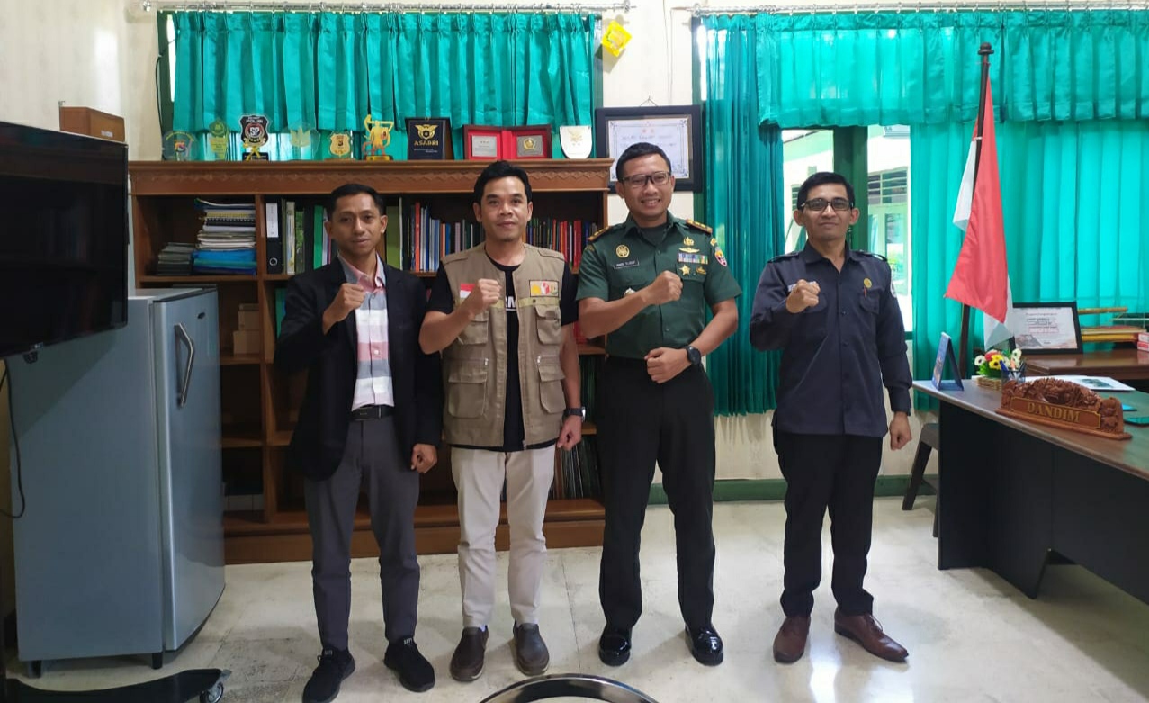 Dandim Siap Bantu Bawaslu Lombok Tengah Sukseskan Pemilu 2024