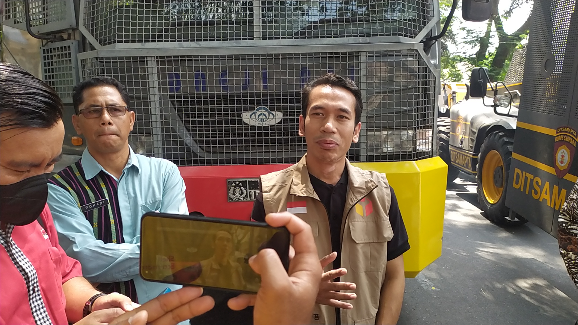 Pimpinan Bawaslu Lombok Tengah Hadiri Kegiatan Simulasi Sispamkota