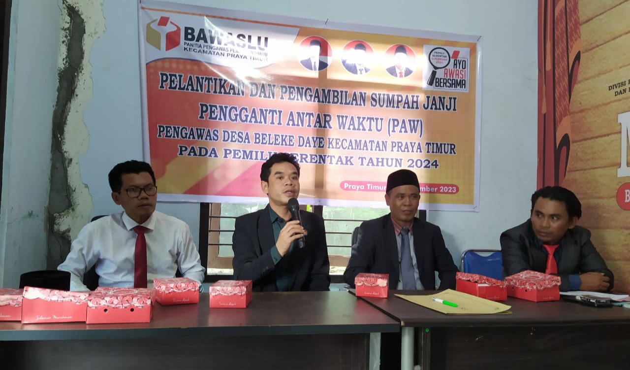 Lantik PAW PKD, Ketua Bawaslu Lombok Tengah: Hati-hati Menggunakan Medsos