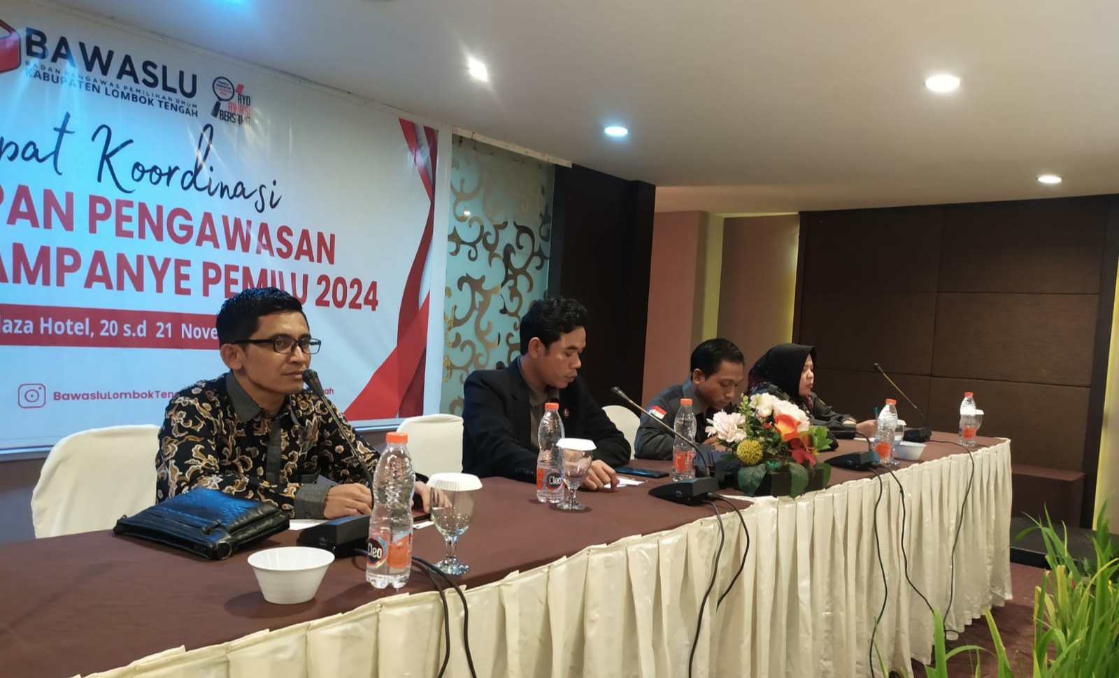 Bawaslu Lombok Tengah Adakan Rakor Persiapan Pengawasan Tahapan Kampanye