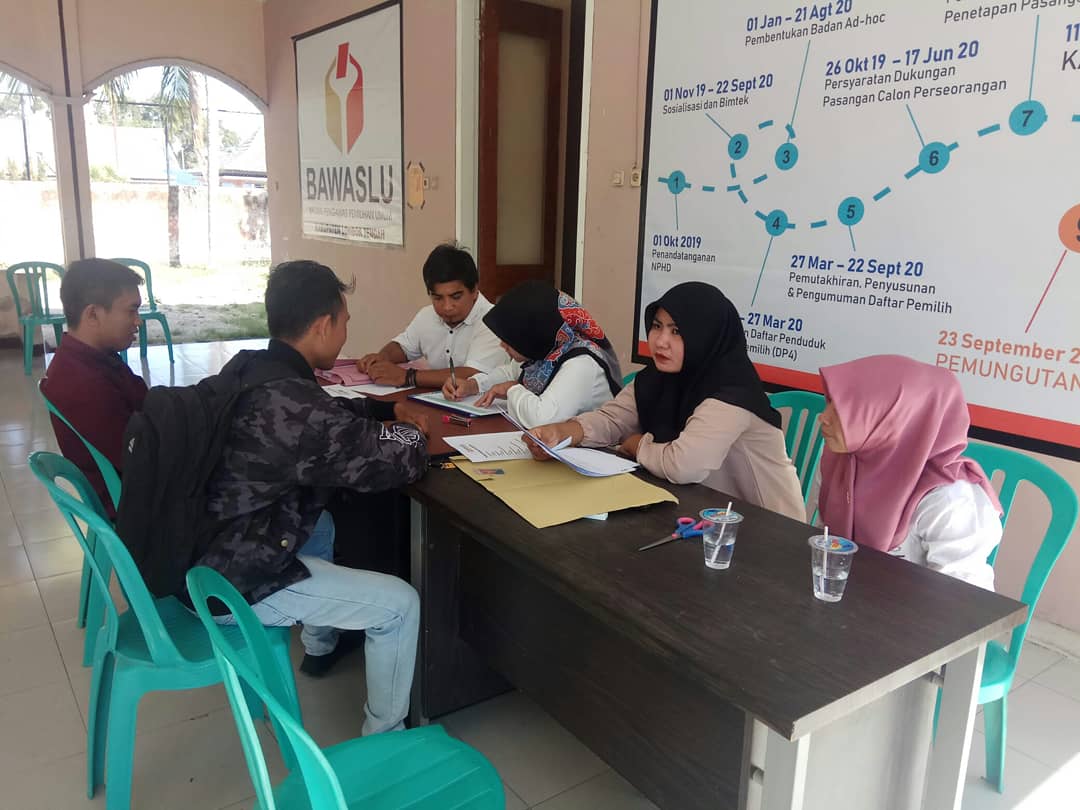 Rekrutmen Calon Kader Pengawasan Partisipatif pendaftar hari pertama