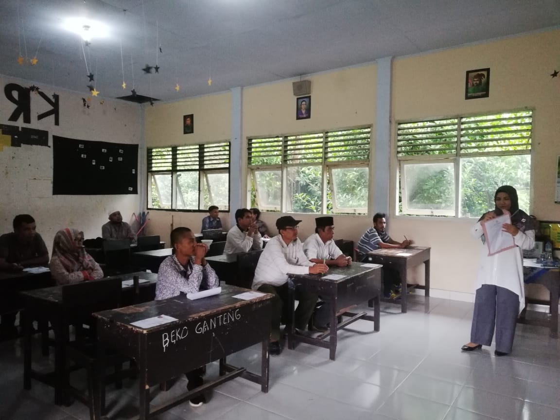Bawaslu Kab. Lombok Tengah melakukan pengawasan tes tulis Rekrutmen calon PPK Se-kabupaten Lombok Tengah