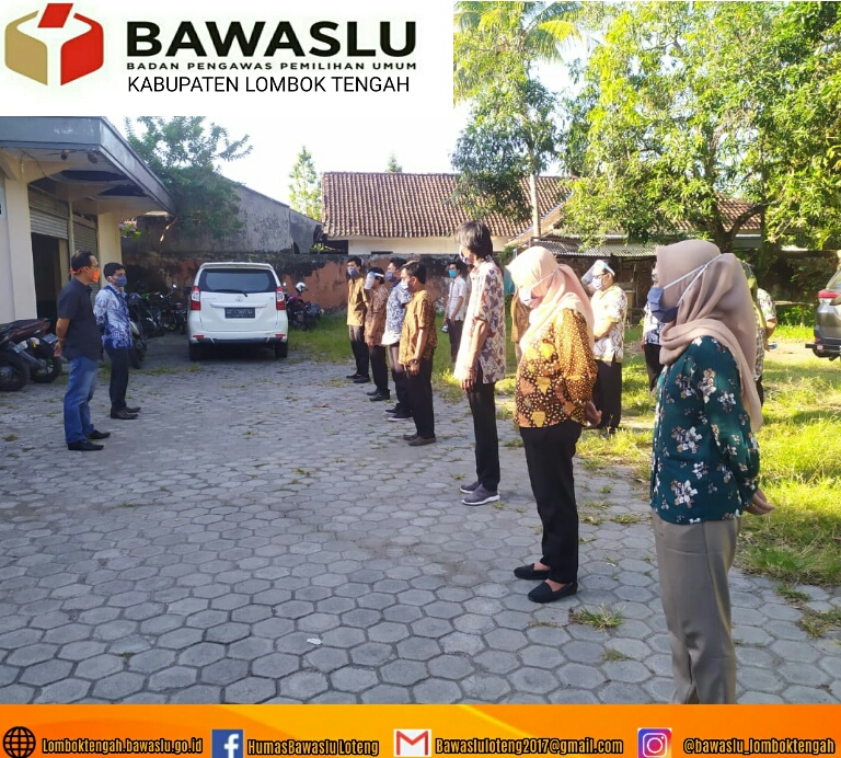 Kesiapan Staff Sekretariat Bawaslu Lombok Tengah melakukan Tugas Pengawasan Verfak Calon Perseorangan