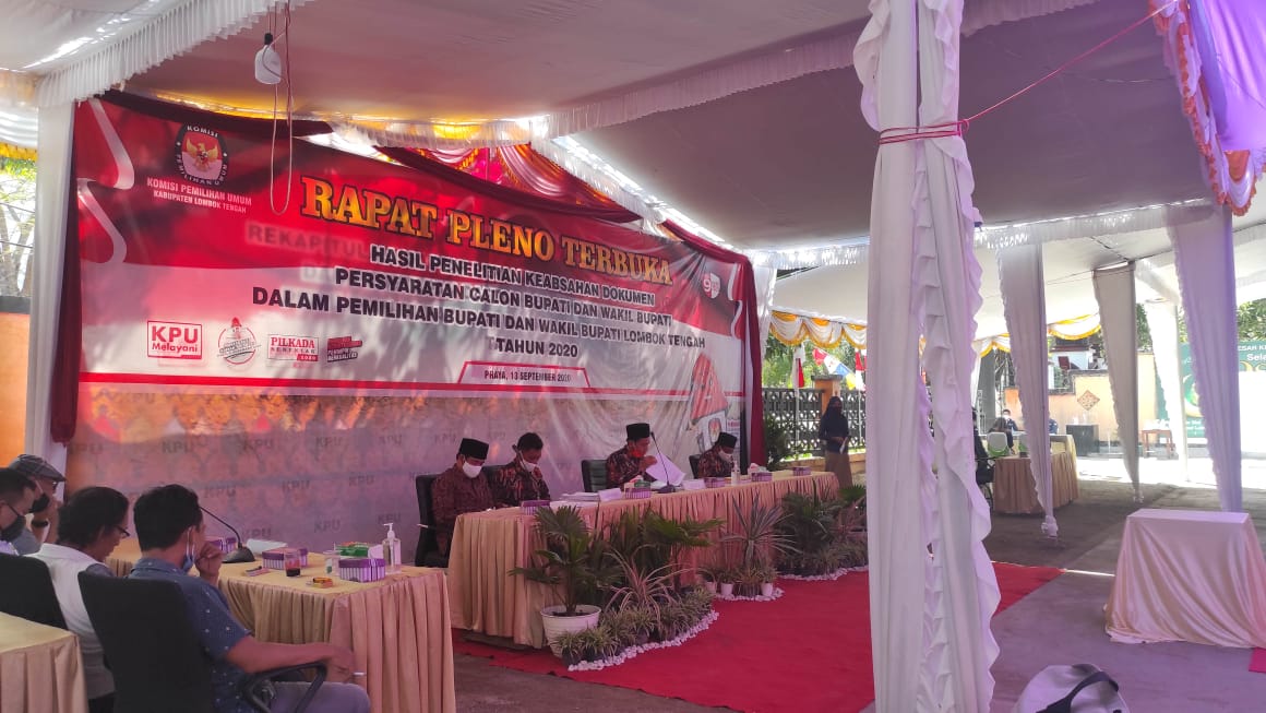 Pleno Hasil Penelitian Keabsahan Dokumen Persyaratan Calon