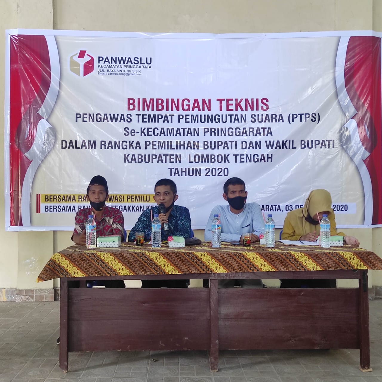 Jelang Pilkada 2020, Bawaslu Loteng Gelar Bimtek Untuk PTPS