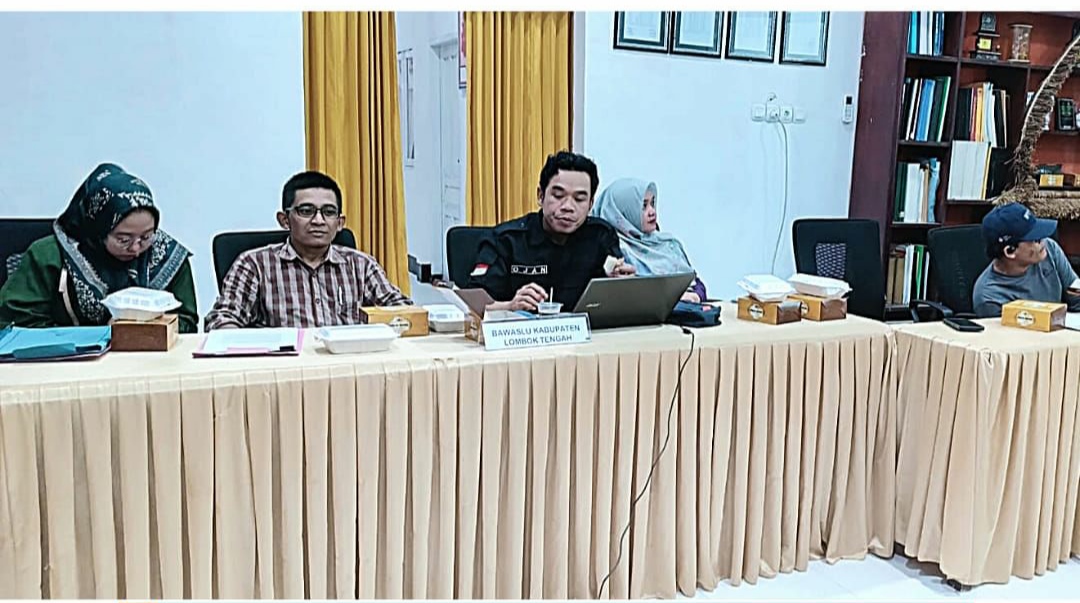 Bawaslu Lombok Tengah Hadiri Rakor DPT