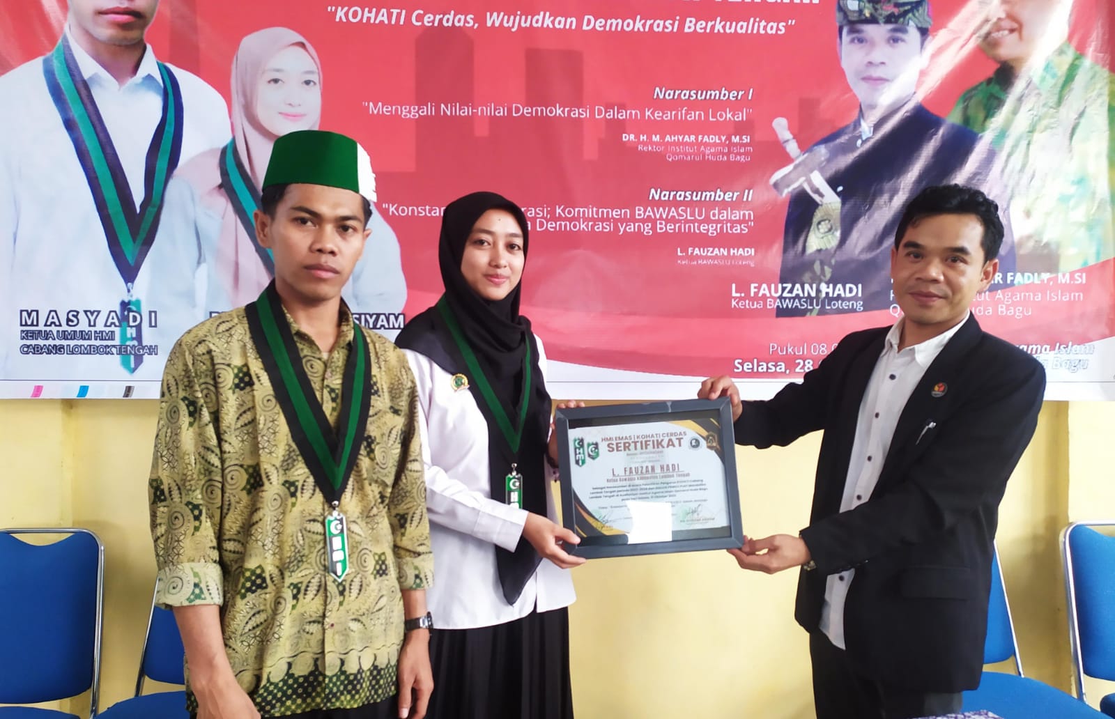 Lalu Fauzan Hadi Ajak Mahasiswa Jadi Pemilih Cerdas