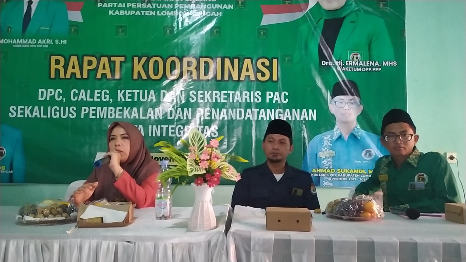 Baiq Husnawaty Beri Pembekalan Kepada Caleg PPP Jelang Hadapi Masa Kampanye