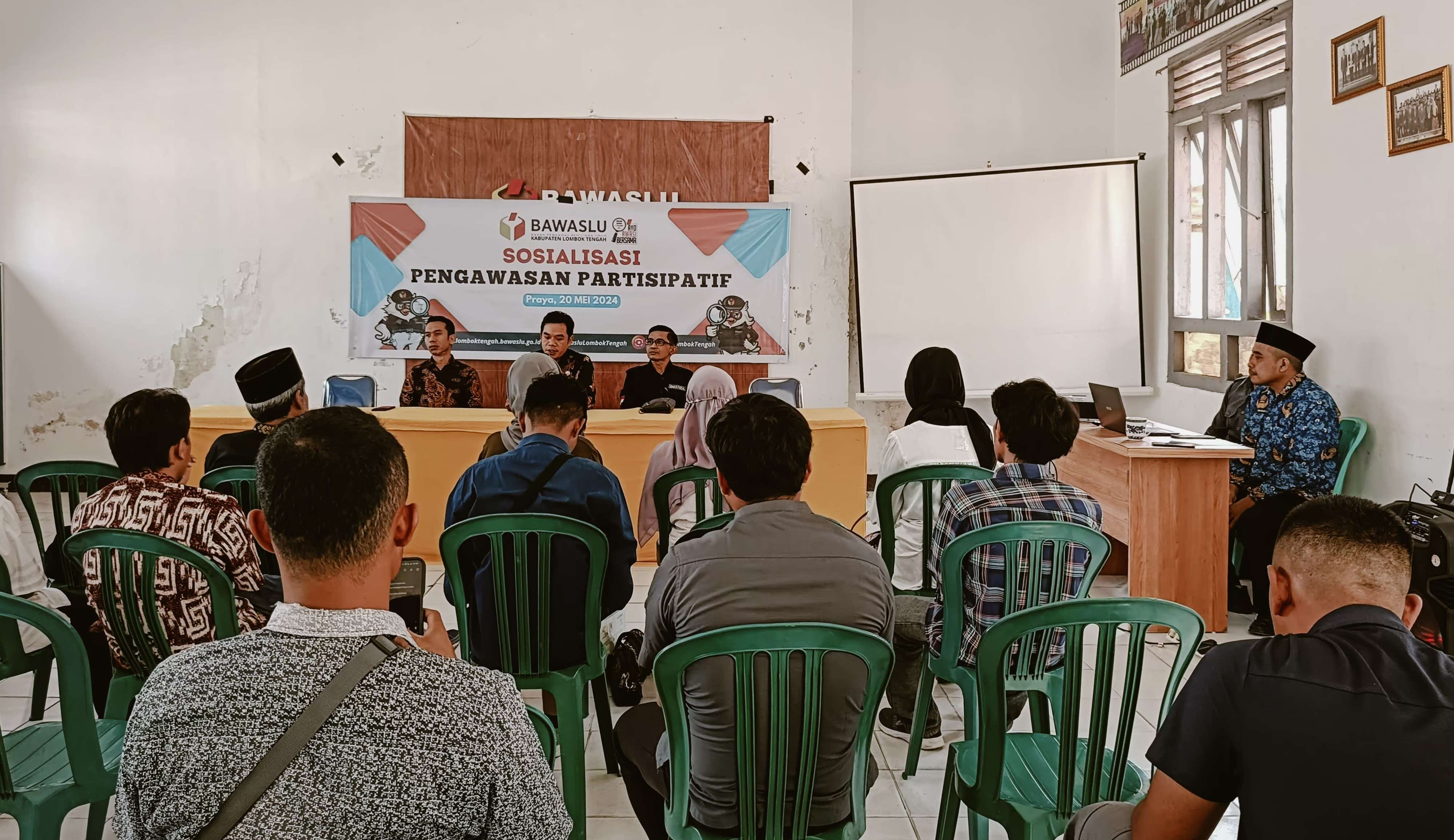 Bawaslu Lombok Tengah Gelar Sosialisasi Pengawasan Partisipatif