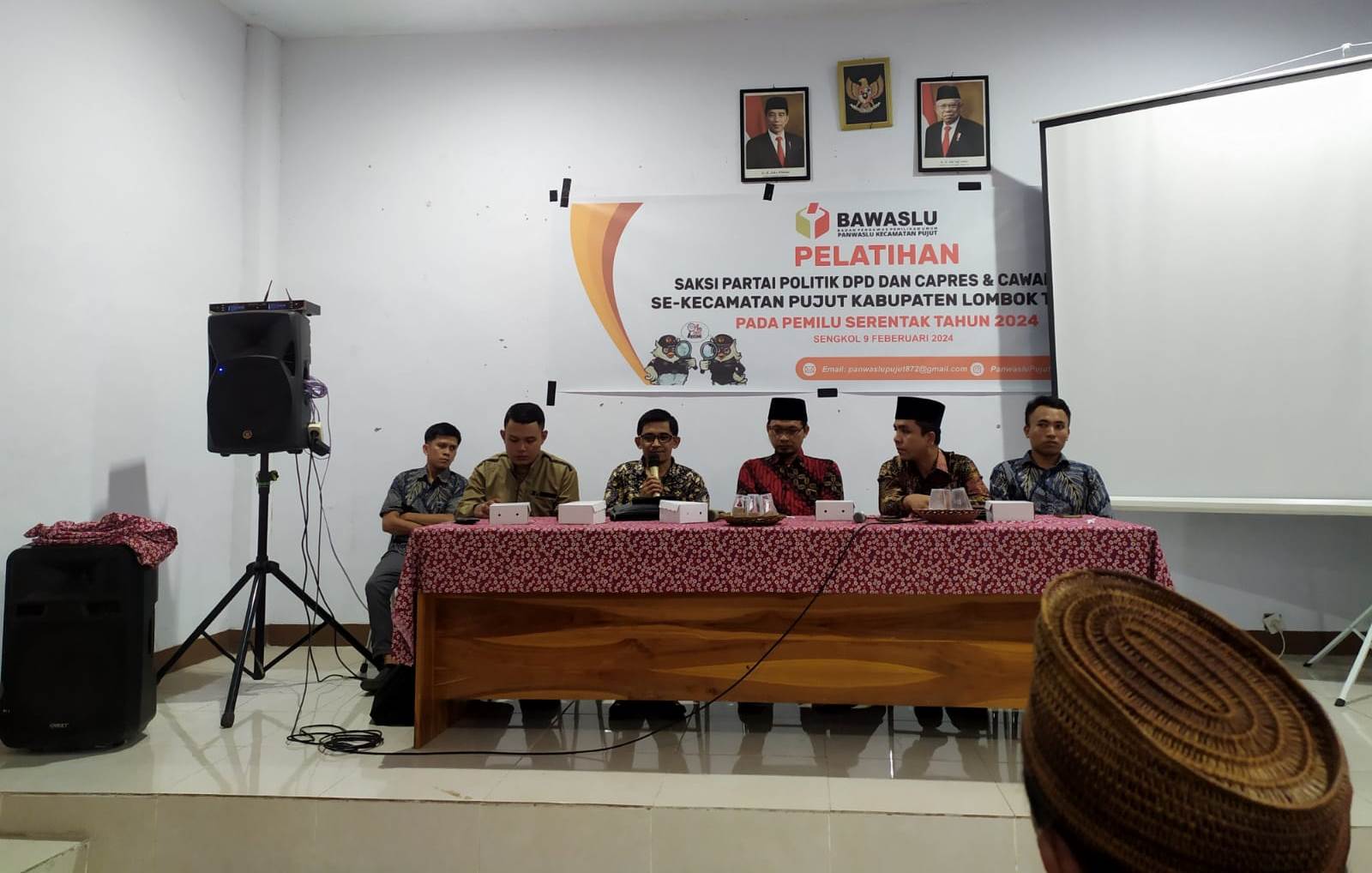 Usman Faesal Beri Arahan Kepada Saksi Parpol