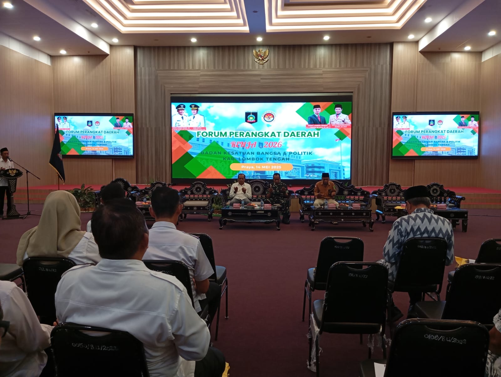 Bawaslu Lombok Tengah Hadiri Diskusi Forum Perangkat Daerah