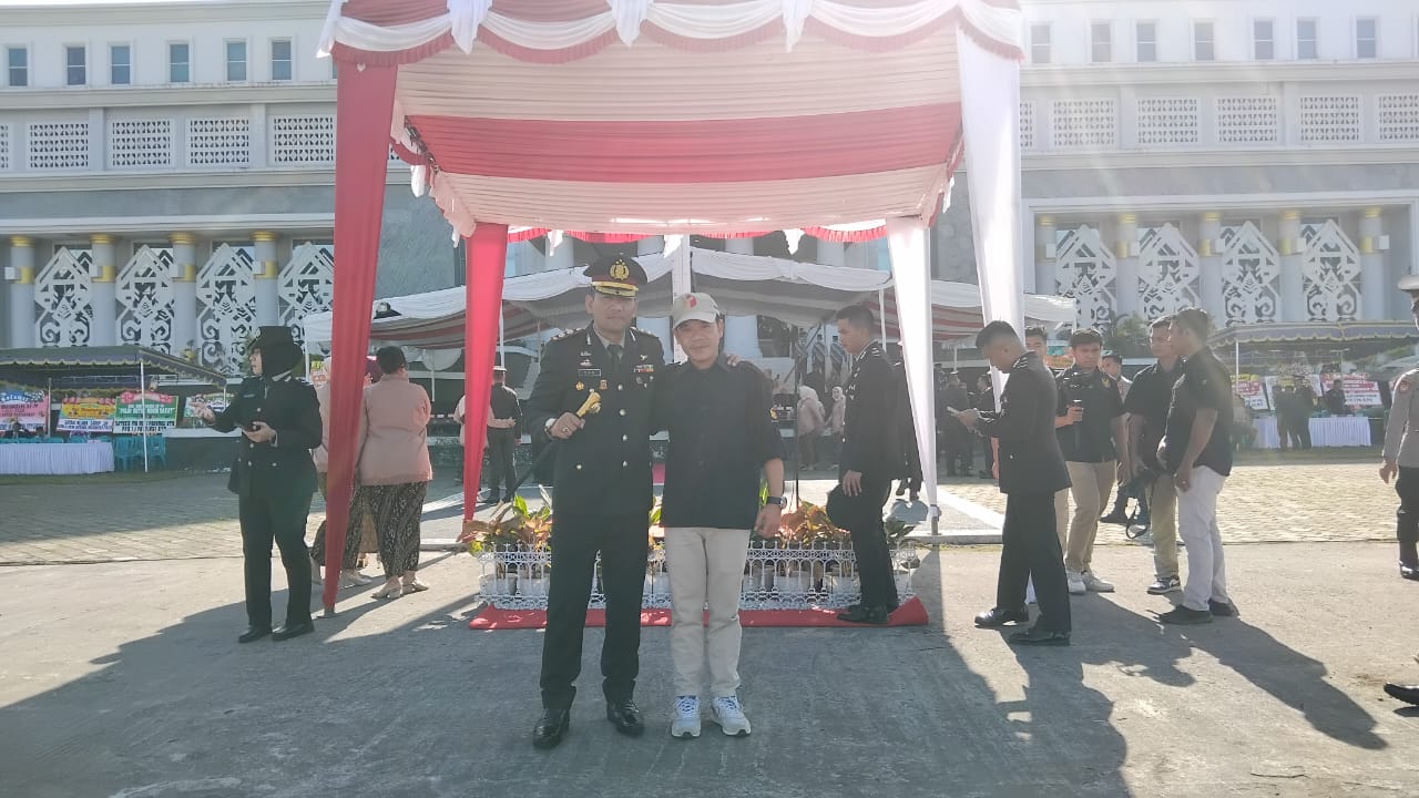 Hadiri Upacara Hari Bhayangkara ke-79, Bawaslu Lombok Tengah Tegaskan Komitmen Jaga Demokrasi