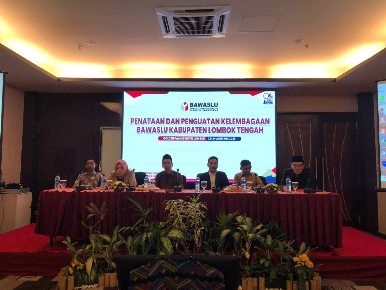 Perkuat Internal Kelembagaan, Bawaslu Lombok Tengah Gelar Rapat Koordinasi Bersama Stakeholder