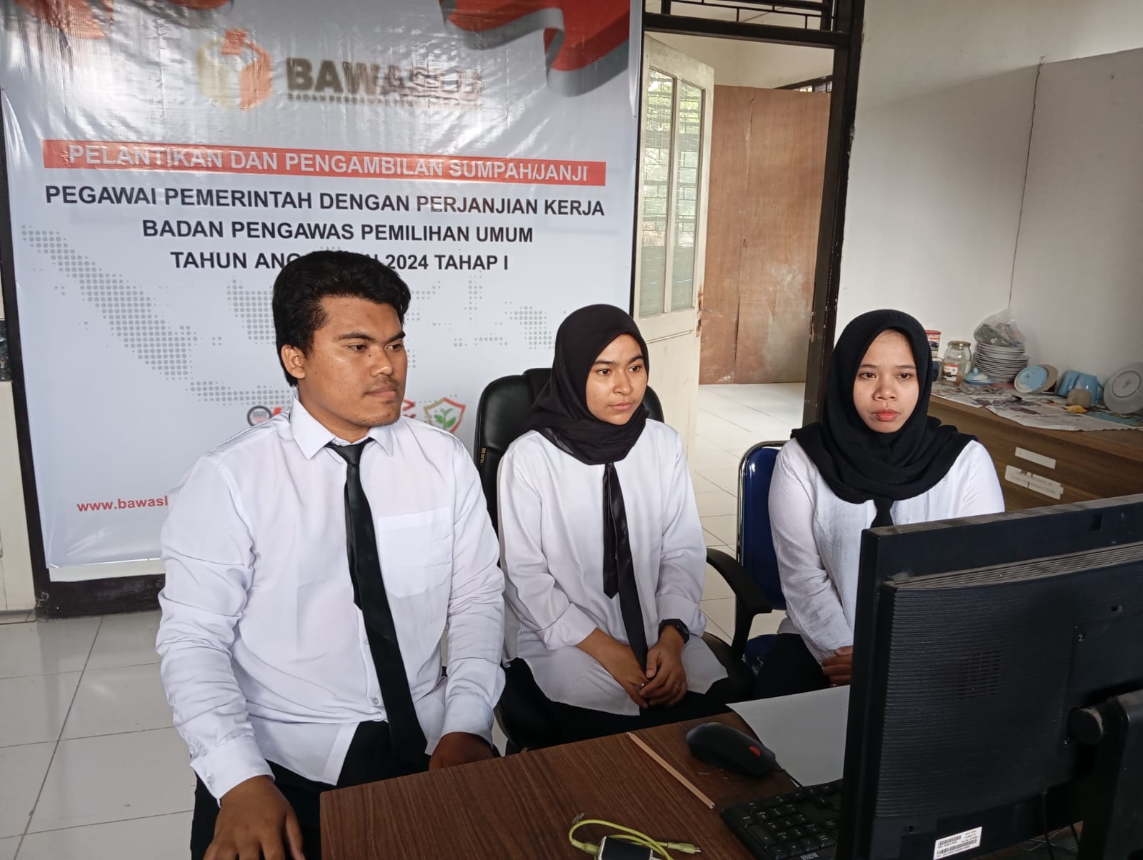 Tiga CPNS Bawaslu Lombok Tengah Ikuti Kick Off Latsar Nasional
