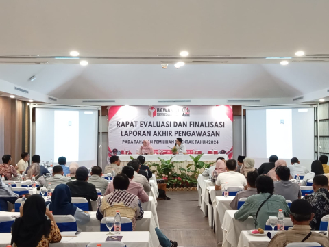 Bawaslu Lombok Tengah Gelar Rapat Evaluasi dan Finalisasi Laporan Akhir Pengawasan