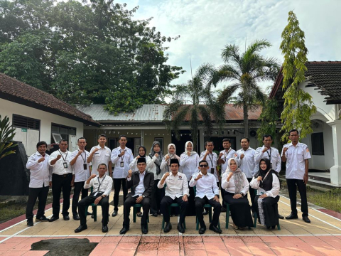 Bawaslu Lombok Tengah Gelar Apel Peringatan HUT ke 17
