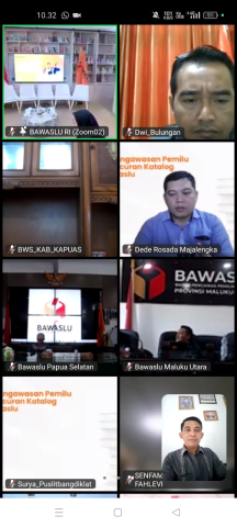 Bawaslu Lombok Tengah Ikuti Seminar Nasional Literasi Pengawasan Pemilu dan Peluncuran Katalog Buku Bawaslu