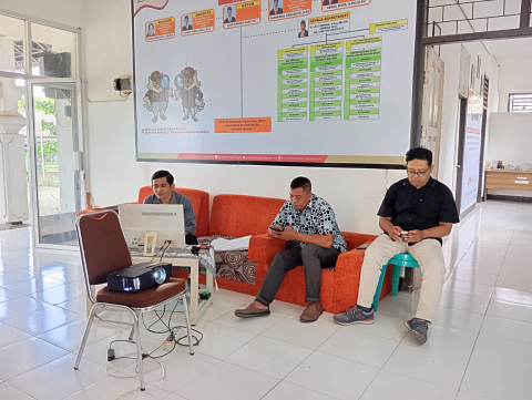 Hadiri Rapat Evaluasi, Bawaslu Lombok Tengah Paparkan Hasil Pengawasan Pleno PDPB