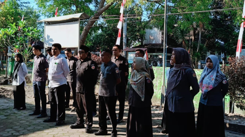 Gelar Apel Pagi, Bawaslu Lombok Tengah Siapkan Perayaan HUT RI ke-80