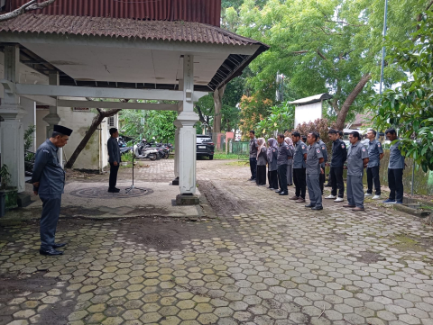 Pimpin Apel Pagi, Usman Faesal Ingatkan Pentingnya Sinergi Antar Divisi