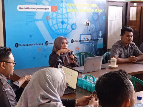 Bawaslu Lombok Tengah Bahas Tantangan Pembuktian Pelanggaran Pemilu Bersama Gakkumdu
