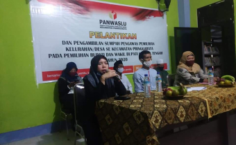 PENGAWAS KELURAHAN/DESA RESMI DILANTIK