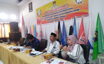 Hadiri Rakor KPU, Bawaslu Lombok Tengah Soroti Bacaleg Dari Unsur Ini