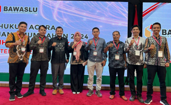 Pimpinan Bawaslu Lombok Tengah Ikuti Bimtek PHPU Mahkamah Konstitusi