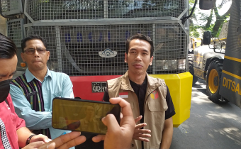 Pimpinan Bawaslu Lombok Tengah Hadiri Kegiatan Simulasi Sispamkota