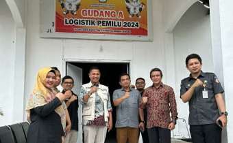 Hasan Basri, Bersama Bawaslu Lombok Tengah Lakukan Monitoring ke Gudang Logistik KPU