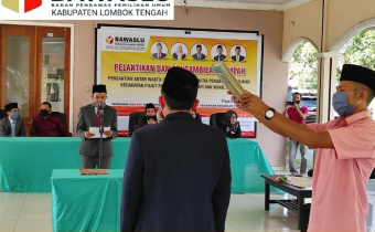 Bawaslu Lombok Tengah Gelar PAW Panwaslu Kecamatan Pujut