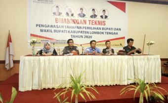 Bimtek Pengawasan Tahapan Pemilihan Bupati dan Wakil Bupati Tahun 2020