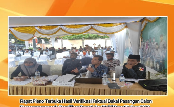 Bawaslu Hadiri Rapat Pleno Terbuka