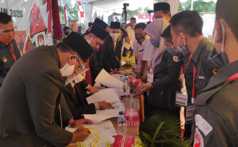 Pendaftaran Pencalonan Hari Kedua, Bawaslu Loteng Melakukan Pengawasan Secara Melekat