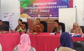 Tingkatkan kapasitas sekretariat Bawaslu Loteng adakan bimtek penyelesaian sengketa proses pemilu