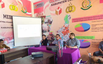 Umar Achmad Seth Beri Bimtek Penanganan Pelanggaran di Sekretariat Bawaslu Lombok Tengah