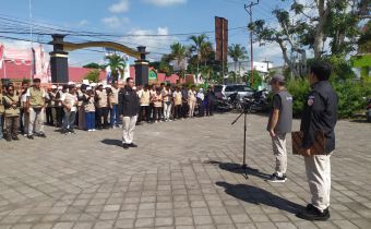 Hadapi Tahapan Masa Kampanye, Bawaslu Lombok Tengah Gelar Apel Siaga