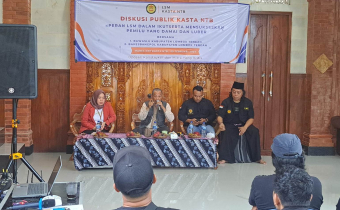 Bawaslu Lombok Tengah Hadiri Diskusi LSM Kasta NTB