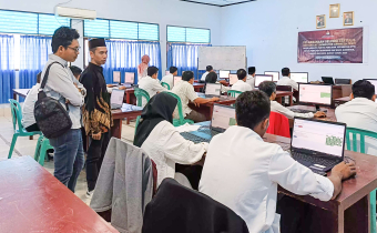 Bawaslu Lombok Tengah Lakukan Pengawasan Terhadap Pelaksanaan Tes CAT Anggota PPK