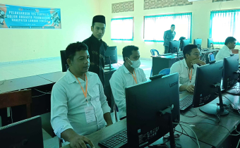Bawaslu Lombok Tengah Gelar Ujian CAT Calon Panwaslu Kecamatan