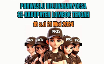 PENGUMUMAN PENDAFTARAN CALON ANGGOTA PANWASLU KELURAHAN/DESA