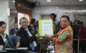 Bawaslu Serahkan Keterangan Tertulis PHPU Pilpres ke MK Ditulis oleh Dinar Safa pada Rabu, 12 Juni 2019 - 18:25 WIB